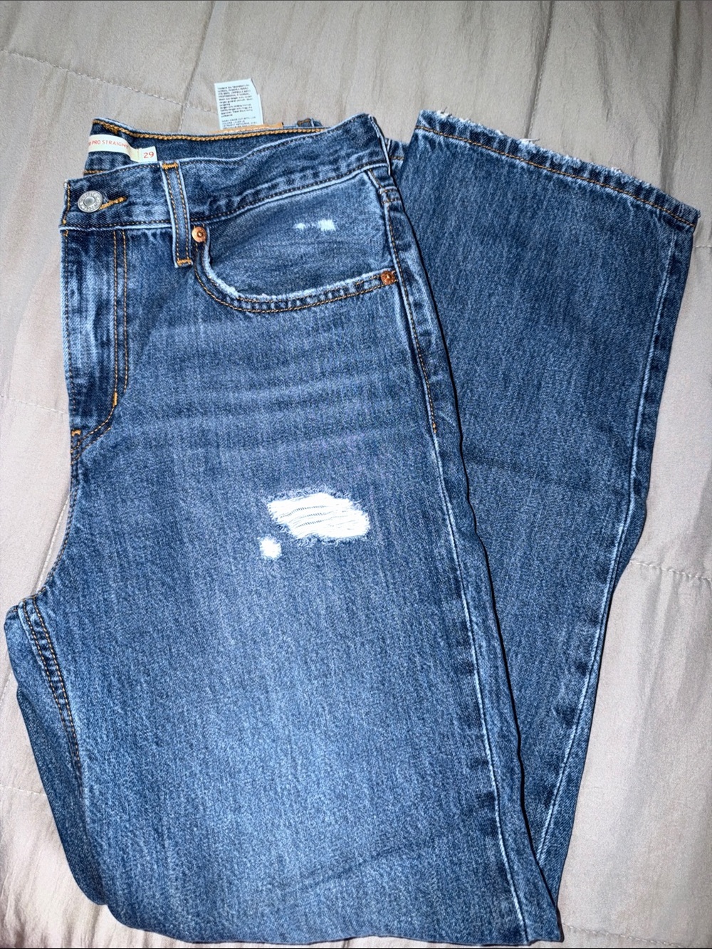 Women’s Levi’s low pro straight Blue Denim Jeans